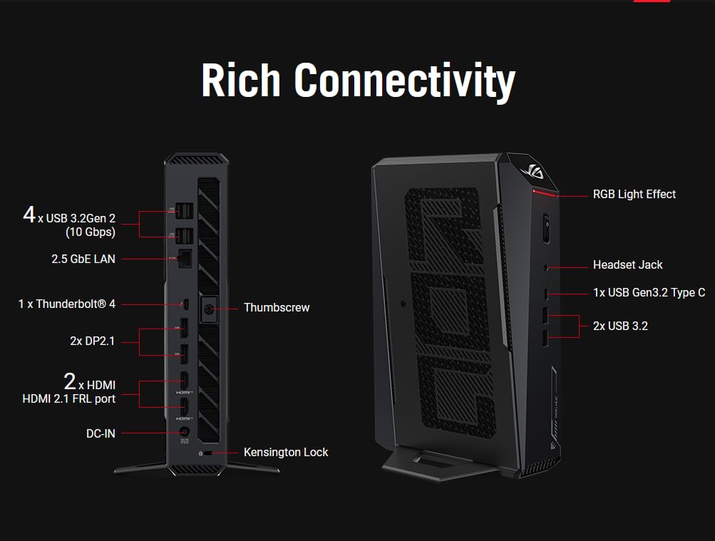 Amazon.co.jp: ROG NUC 2025 Gaming Mini PC、Intel Core Ultra 7